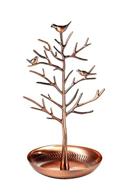 Life VC Bronze Antique Birds Tree Stand Jewelry Display Necklace Earring Bracelet Holder Organizer Rack Tower Life VC Bronze Antique Birds Tree Stand Jewelry Display Necklace Earring Bracelet Holder Organizer Rack Tower