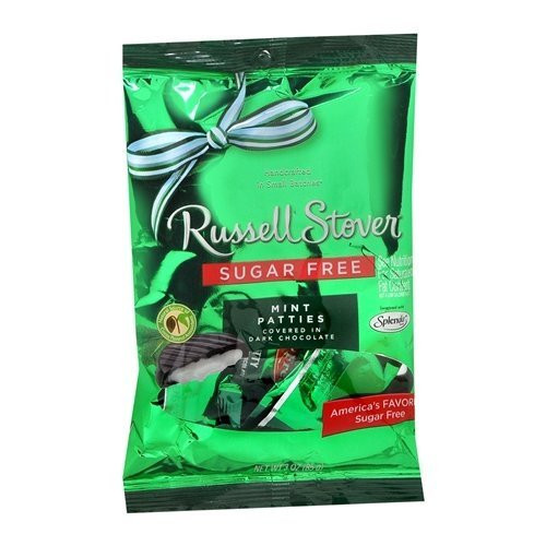 Russell Stover Sugar Free Mint Patties 3 oz bag 2 Pack Russell Stover Sugar Free Mint Patties 3 oz bag 2 Pack