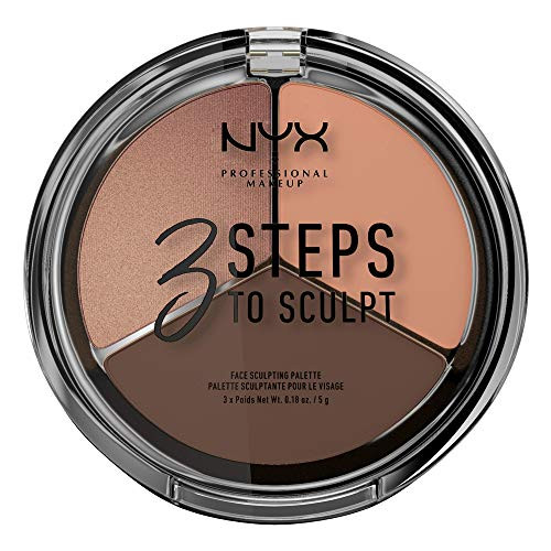 NYX PROFESSIONAL MAKEUP 3 Steps to Sculpt Face Sculpting Palette Deep