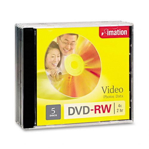 DVD-RW 4_7 Gb 4X Standard Jewel Storage Media