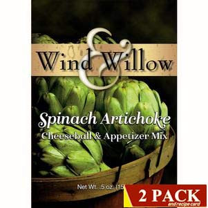 Wind  and  Willow Savory Cheeseball and Appetizer Mix 2-Packs Spinach-Artichoke Cheeseball  and  Appetizer Mix