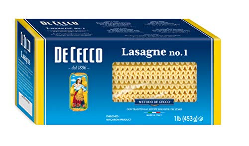 De Cecco Semolina Pasta Lasagne No_1 1 Pound De Cecco Semolina Pasta Lasagne No_1 1 Pound