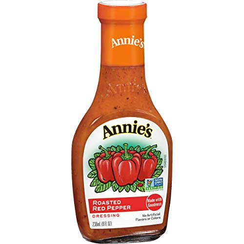 Annies Roasted Red Pepper Salad Dressing Non-GMO 8 fl oz