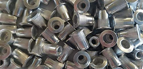 8-32 Aluminum Flange Nutserts Rivet Nut Rivnut Nutsert Pack of 100