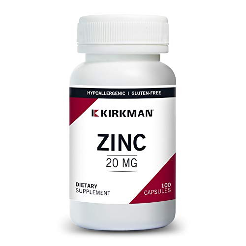 Kirkman Zinc 20 mg100 Vegetarian Capsules