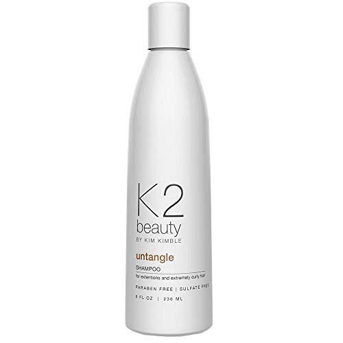 K2 Beauty by Kim Kimble Untangle Shampoo - For Extensions and Extremely Curly Hair - 8 Fl Oz  236 ml