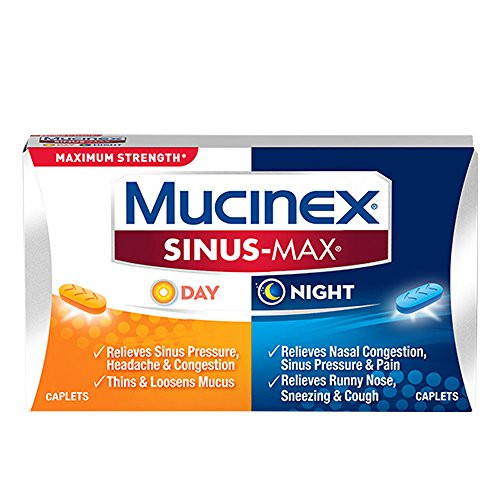 Mucinex Sinus-Max Max Strength Day  and  Night Caplets 20ct