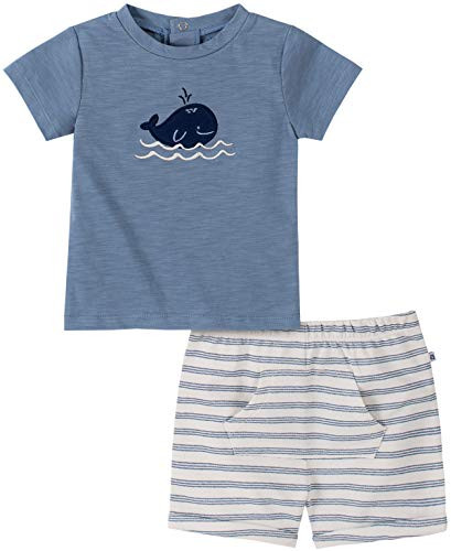 absorba Baby Boys Sleeves T-Shirt and Shorts Slate 3-6 Months