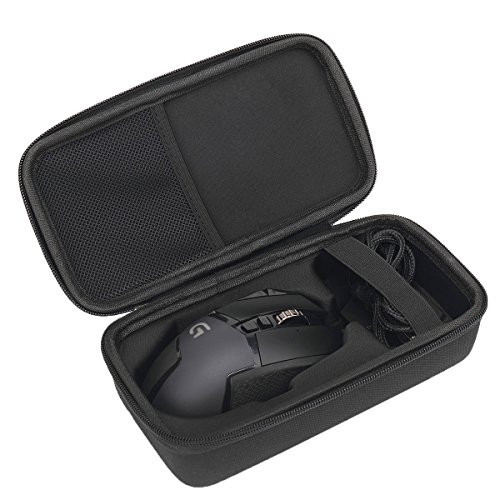 Carrying Hard Travel Case Bag for Logitech G502 Proteus Spectrum RGB Tunable Gaming Mouse by Aproca (black-large) Carrying Hard Travel Case Bag for Logitech G502 Proteus Spectrum RGB Tunable Gaming Mouse by Aproca (black-large)