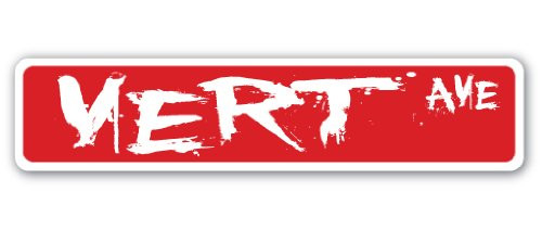 VERT Street Sign Skate Skateboarding Skates ramp Skater  IndoorOutdoor   24 Wide