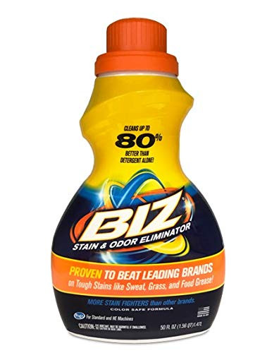 Biz Stain  and  Odor Eliminator Liquid 50 fl oz Pack of 2