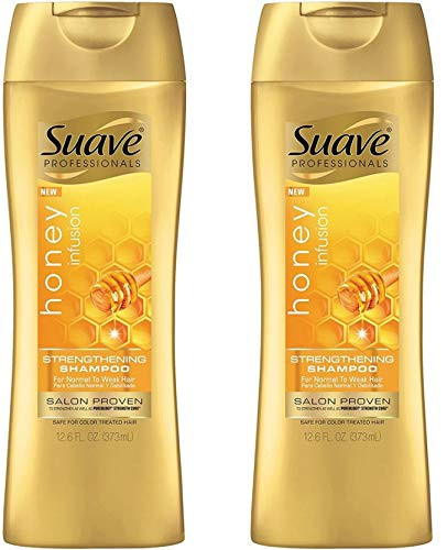 Suave Professionals Strengthening Shampoo Honey Infusion 12_6 oz Pack of 2