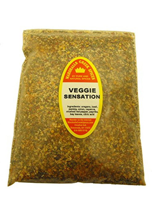 Marshalls Creek Spice Co_ Veggie Sensation No Salt Seasoning Refill Pouch 11 Ounce Marshalls Creek Spice Co_ Veggie Sensation No Salt Seasoning Refill Pouch 11 Ounce