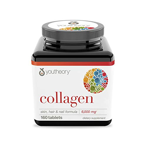 Youtheory Collagen Advanced with Vitamin C 160 Count 1 Bottle