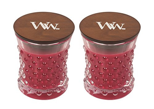 WoodWick Vintage Hobnail Candle Set - Currant