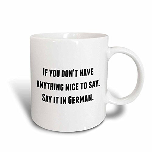 3dRose If You Dont Have Anything Nice Say It in French Ceramic Mug 11 oz