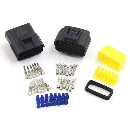 uxcell Car Waterproof 12 Terminal Electrical Wire Connector Adapter Awg 2_0mm