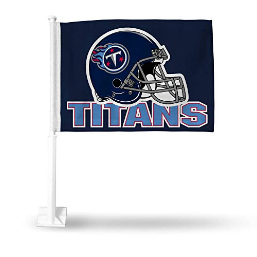 NFL Rico Industries Car Flag including Pole Tennessee Titans - Helmet
