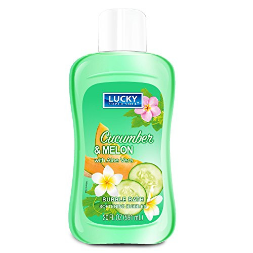 Lucky Super Soft Bubble Bath Cucumber  and  Aloe Vera 20 Ounce