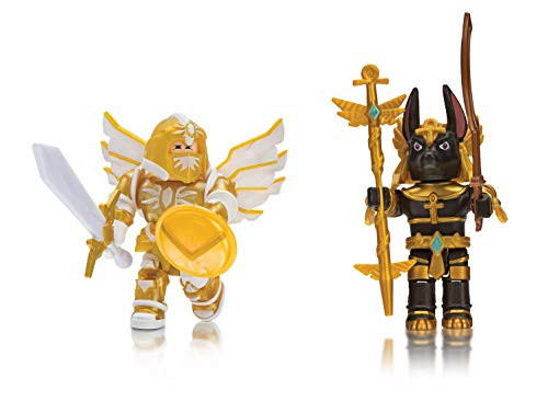 Roblox Action Collection- Anubis  Sun Slayer Two Figure Bundle Includes 2 Exclusive Virtual Items