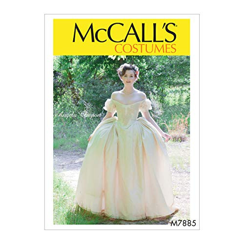 McCalls Womens Victorian Dress Costume Sewing Angela Clayton Sizes 14-22 Patterns