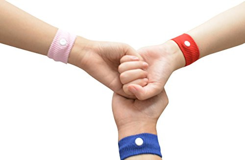 Pair of Acupressure Anti-Nausea Motion Sickness Relief Wristbands Orange Great for Controlling Nausea Due to Morning Sickness Motion Sickness or Chemotherapy 8 Colors Nausea Relief Bracelet