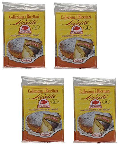 Colombo Lievito Vanigliato per Dolci Vanilla Yeast - 3 x 16gr Packages Pack of 4  Italian Import