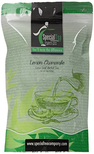 Special Tea Lemon Chamomile Loose Leaf Herbal Tea 8 Ounce