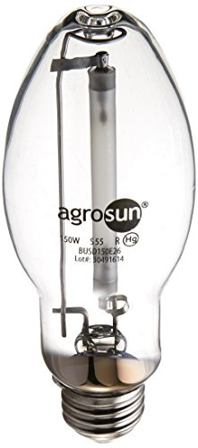 Hydrofarm BUSD150E26 HPS High Pressure Sodium Replacement Lamp for Mini Sunburst 150W ED37 Shape E26 Base