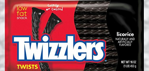 Twizzlers Licorice Black Twist_ 216 Oz Bags 2Lbs