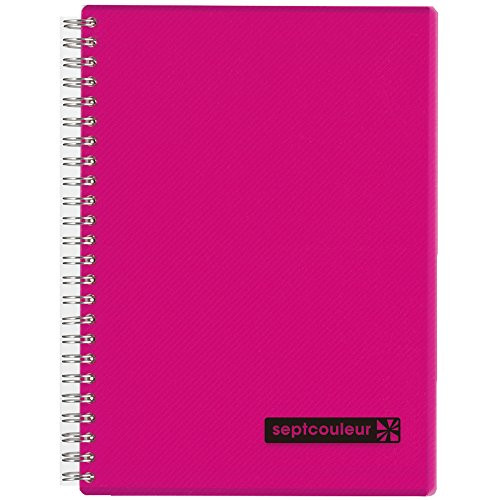 Spiral and Wirebound Notebook - Maruman Sept Couleur A57mm rule -N572B-08 Pink 80 sheets