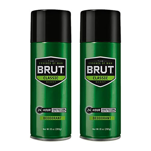 BRUT Deodorant Spray Classic Scent 10 oz Pack of 2