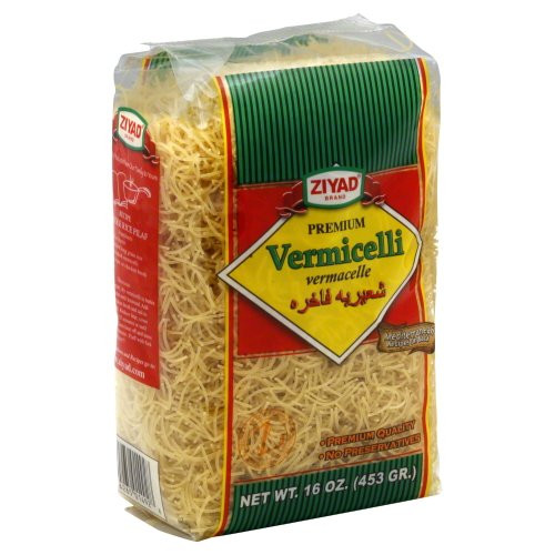 Ziyad Vermicelli Pasta 16 Ounce  Pack of 2
