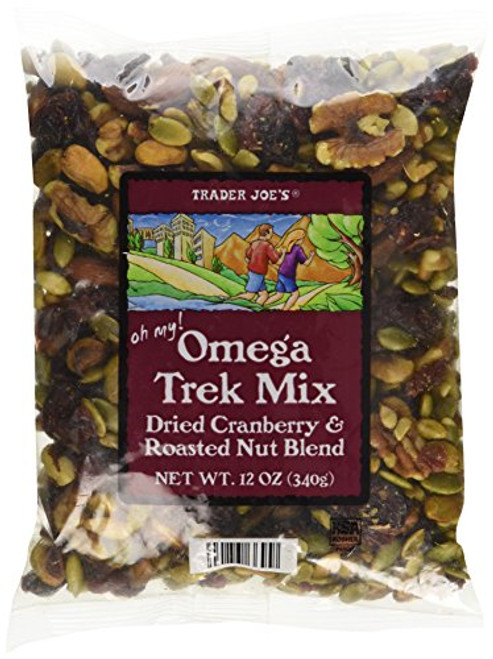 Trader Joes Omega Trek Mix with Fortified Cranberries 12 oz Trader Joes Omega Trek Mix with Fortified Cranberries 12 oz
