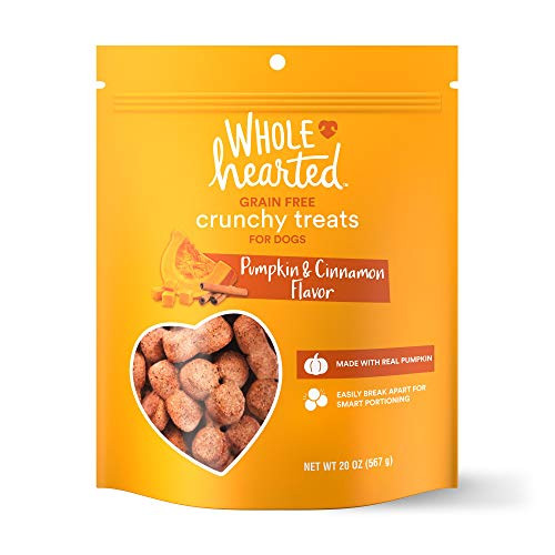 WholeHearted Grain Free Pumpkin Biscuit Dog Treats 20 oz_