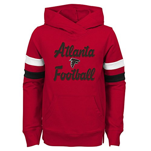 Outerstuff NFL Atlanta Falcons Youth Girls Claim to Fame Overlay Hoodie Crimson Youth Medium10-12 Outerstuff NFL Atlanta Falcons Youth Girls Claim to Fame Overlay Hoodie Crimson Youth Medium10-12
