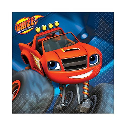 Blaze and The Monster Machines Beverage Napkins 16 Count