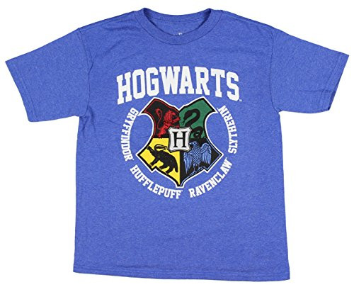 Harry Potter Boys Hogwarts Crest Graphic Short Sleeve T-Shirt X-Large 14-16 Harry Potter Boys Hogwarts Crest Graphic Short Sleeve T-Shirt X-Large 14-16