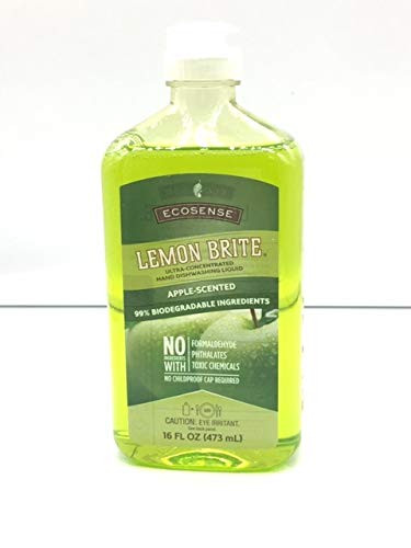 Melaleuca EcoSense Lemon Brite Dishwashing Liquid 16oz  Apple Scented