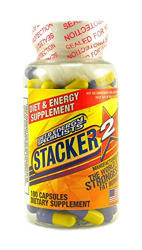 Stacker 2 Ephedra Free Bitter Orange Free Fat Burner 100-Count Bottle