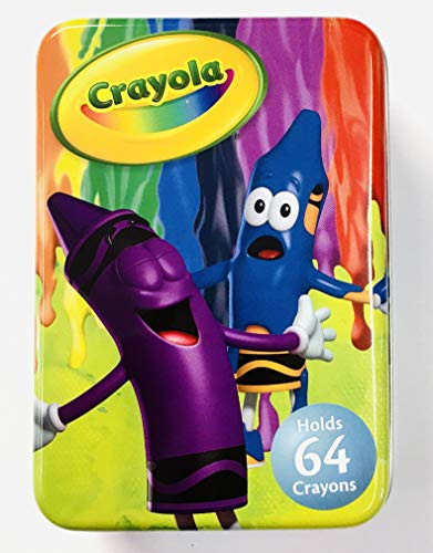 Crayola Tin Crayon Box Holds 64 Crayons 6 X 4 X 2