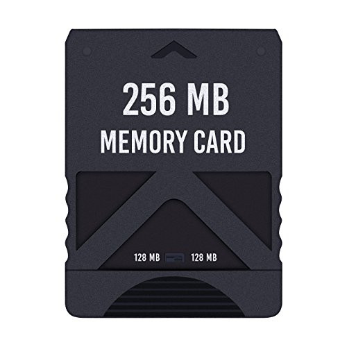 HDE Memory Card for PS2 256MB High Speed Storage For Sony Playstation 2 Consoles Game Saves and Information