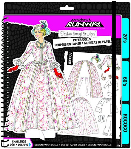 Fashion Angels Project Runway "Fashion Through the Ages" Paper Dolls Kit