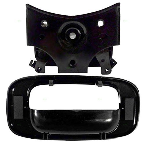 Chevy Silverado Sierra 99 - 07 Textured Blk Tail Gate Door Handle With Bezel Set