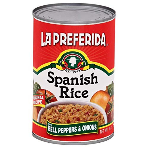 La Preferida Canned Spanish Rice 15 OZ Pack - 3