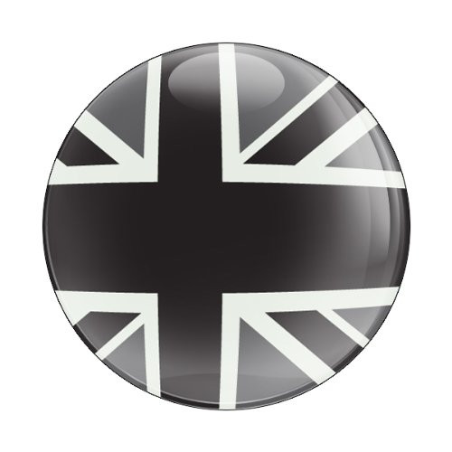GoBadges Flag UK Blackjack - 3 Magnetic Grill BadgeUV Stable  and  Weather-ProofWorks Grill Badge Holder
