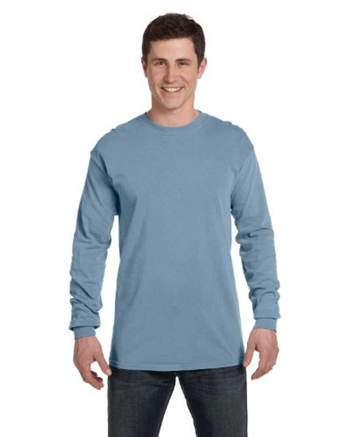 Comfort Colors Mens Ringspun Garment-Dyed Long-Sleeve T-Shirt