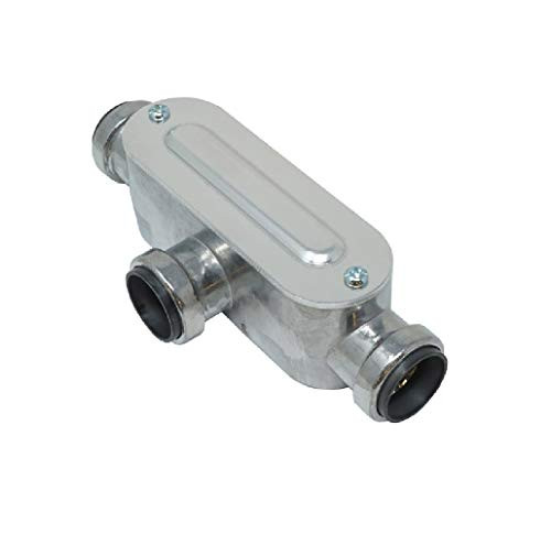 Southwire E-TB-050 12 Push Install Type EMT T Conduit Body Gray