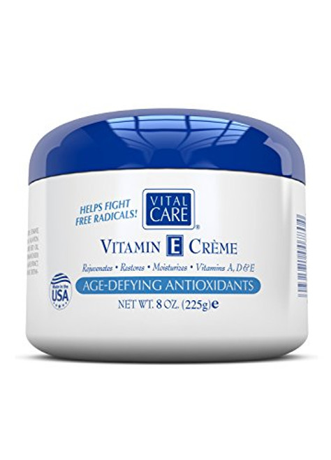 Vitamin E Creme Vital Care Age Defying Antioxidants 8 Oz_ Vitamin E Creme Vital Care Age Defying Antioxidants 8 Oz_