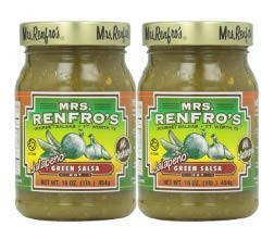 Mrs_ Renfros Hot Green Jalapeno Salsa 16 oz